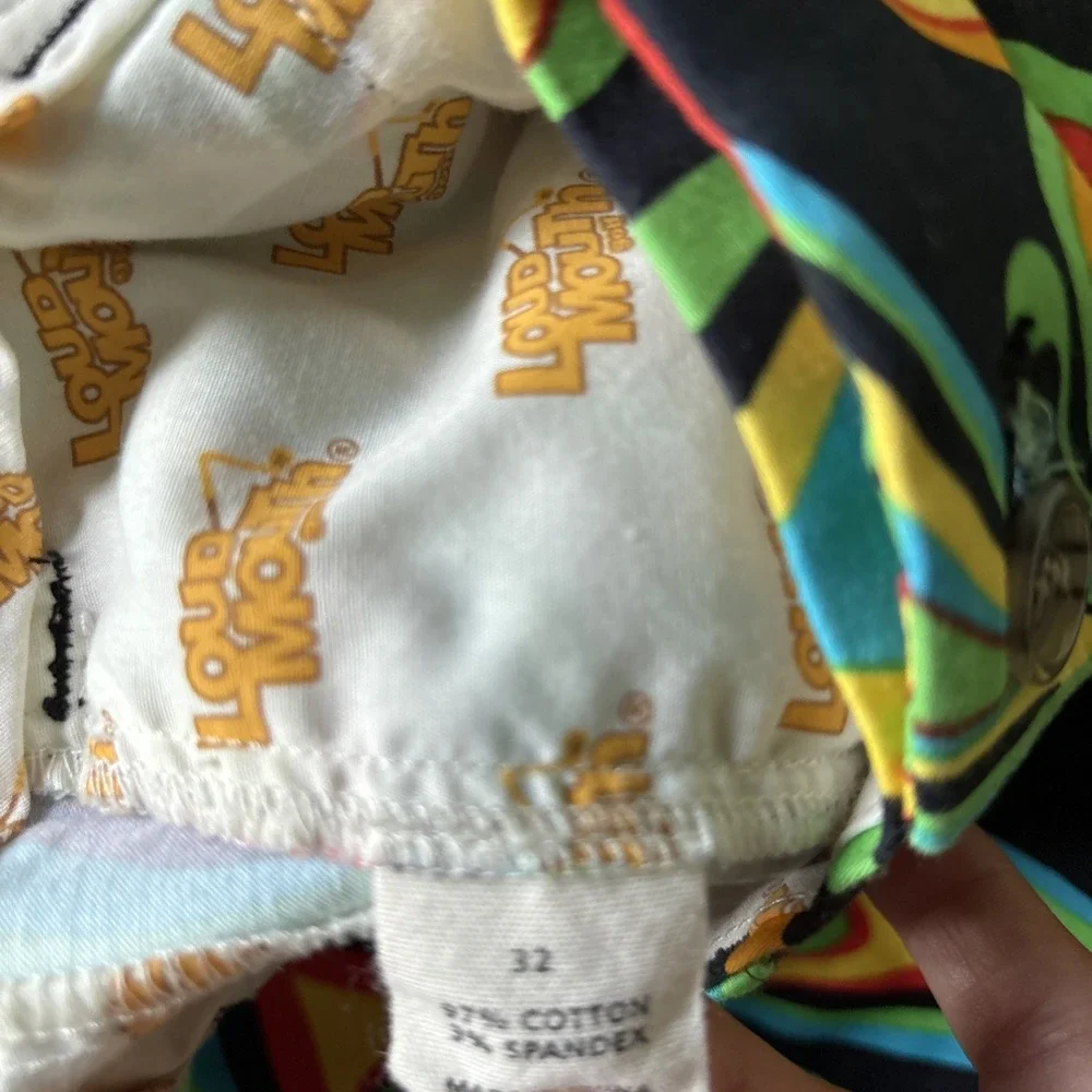 Loudmouth Golf Shorts Mens 32 Psychedelic Floral 11